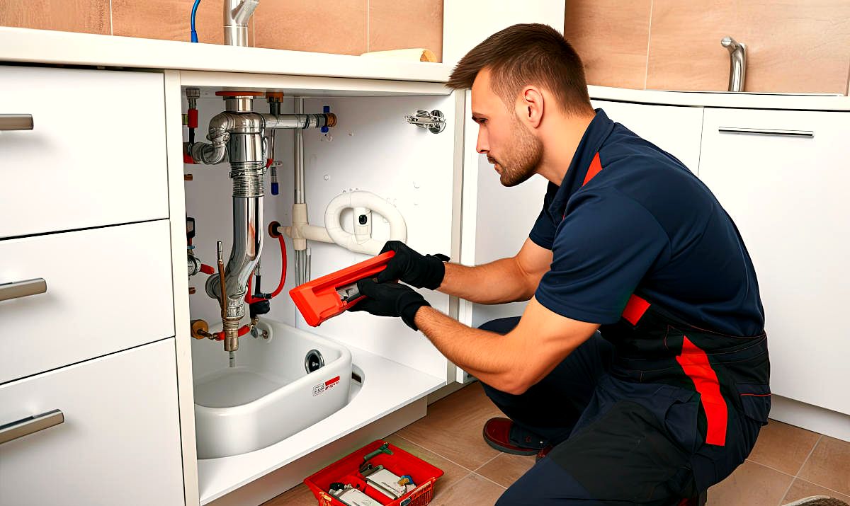 Daniel Brown Plumbing at work
